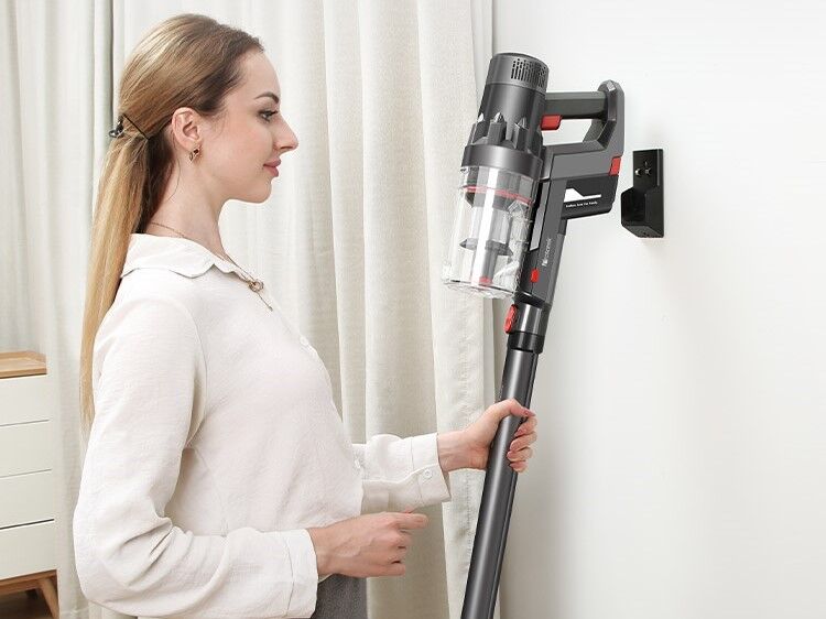 aspirateur balai proscenic support mural